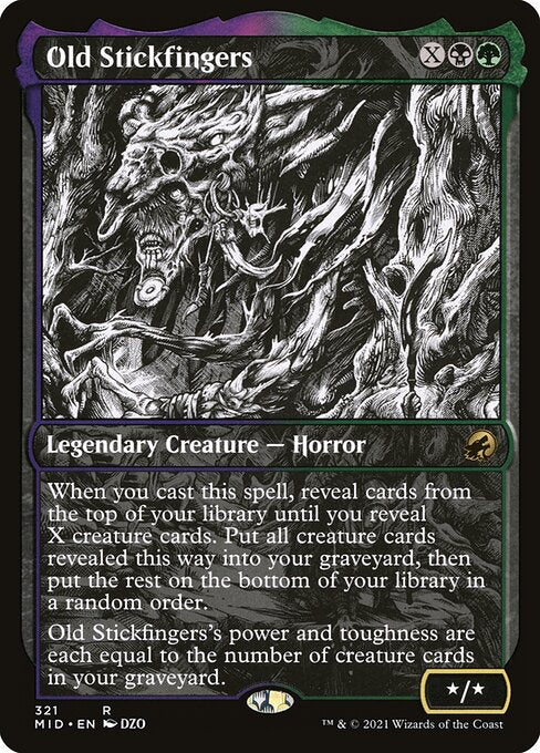 Old Stickfingers (Showcase) (Foil) - Innistrad: Midnight Hunt