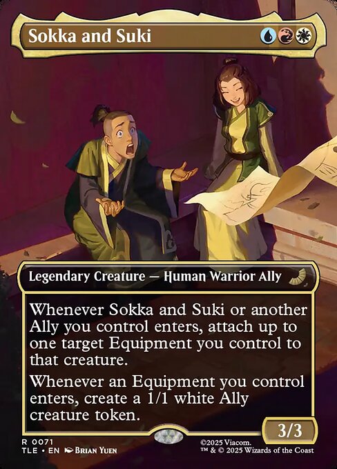 Sokka and Suki (Borderless) (Foil) - Avatar: The Last Airbender: Eternal-Legal