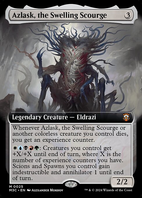 Azlask, the Swelling Scourge (Extended Art) - Commander: Modern Horizons 3