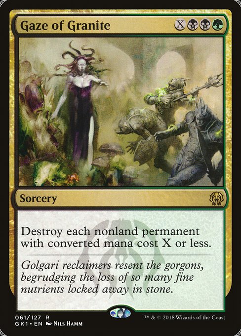 Gaze of Granite - Guilds of Ravnica: Guild Kits