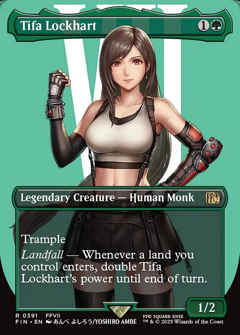 Tifa Lockhart (Borderless) (Foil) - FINAL FANTASY