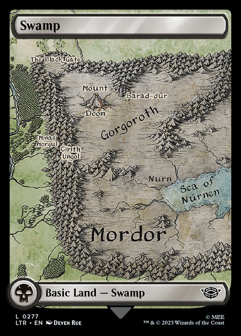 Swamp (0277) - Universes Beyond: The Lord of the Rings: Tales of Middle-earth