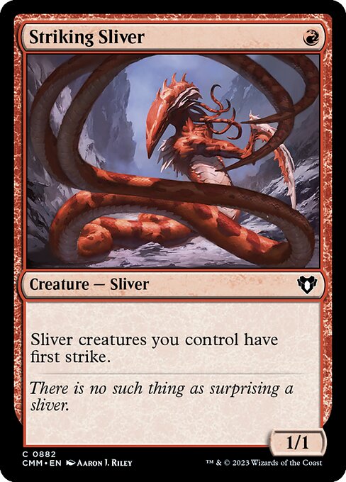 Striking Sliver - Commander Masters