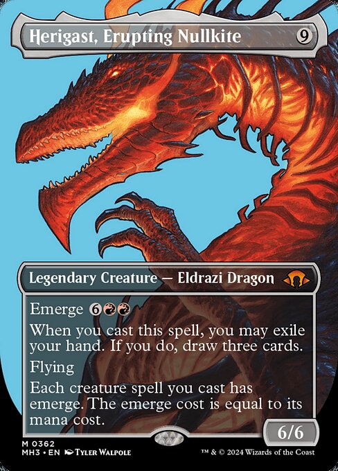 Herigast, Erupting Nullkite (Borderless) - Modern Horizons 3