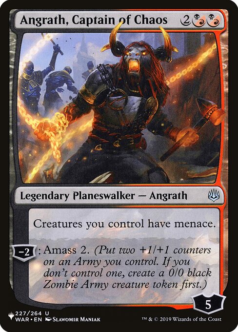 Angrath, Captain of Chaos - The List Reprints