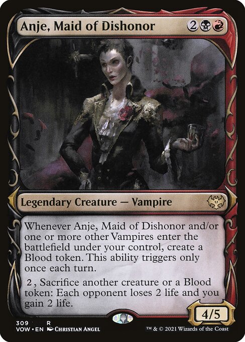 Anje, Maid of Dishonor (Showcase) (Foil) - Innistrad: Crimson Vow