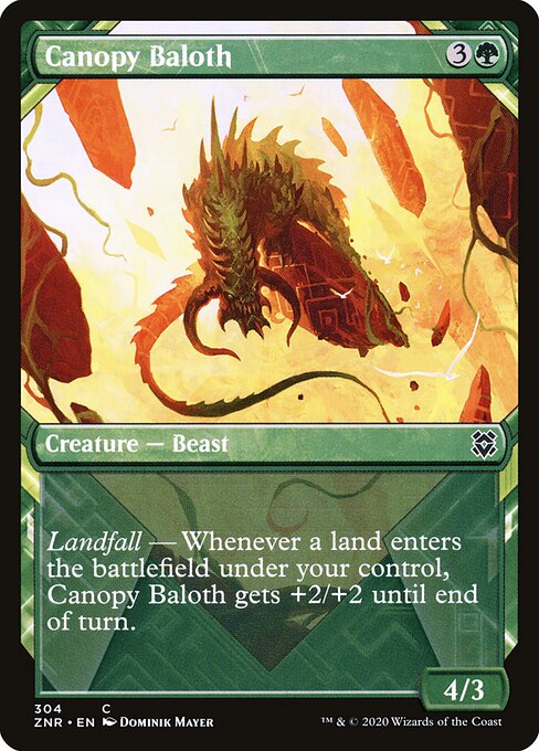 Canopy Baloth (Showcase) - Zendikar Rising