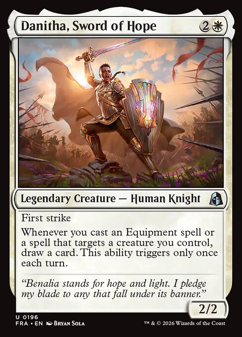 Danitha, Sword of Hope (Foil) - Reality Fracture