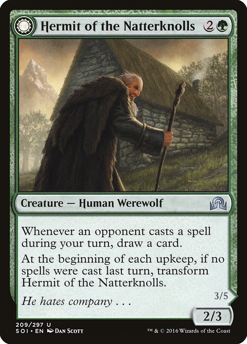 Hermit of the Natterknolls - Shadows over Innistrad