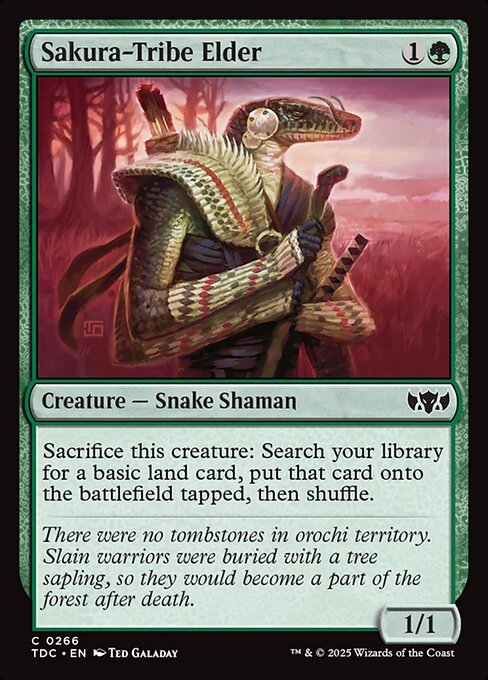 Sakura-Tribe Elder - Commander: Tarkir: Dragonstorm