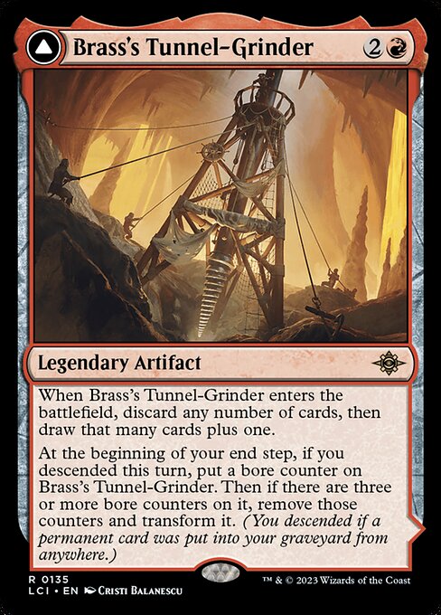 Brass's Tunnel-Grinder (Foil) - The Lost Caverns of Ixalan