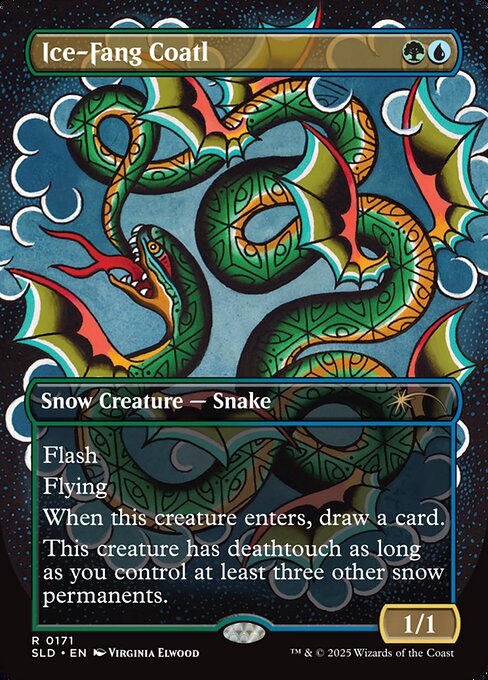 Ice-Fang Coatl (0171) (Foil) - Secret Lair Drop Series