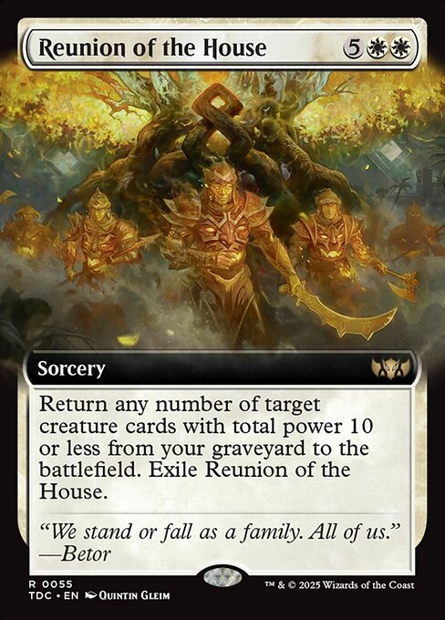 Reunion of the House (Extended Art) - Commander: Tarkir: Dragonstorm