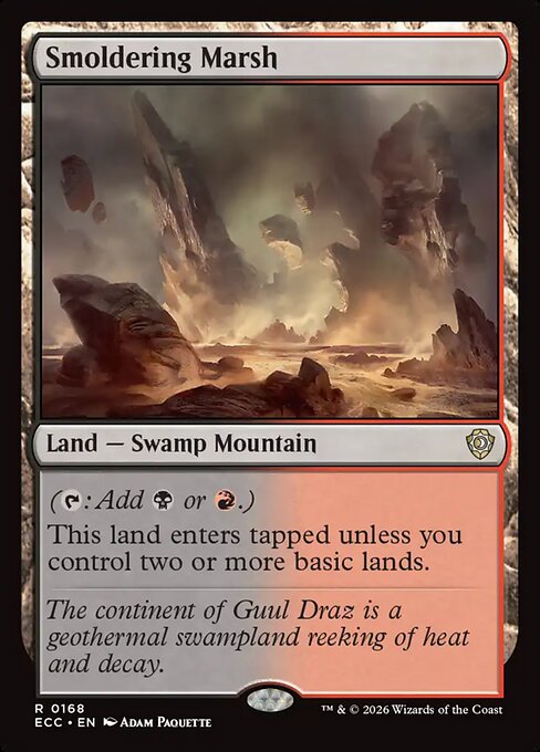 Smoldering Marsh - Commander: Lorwyn Eclipsed