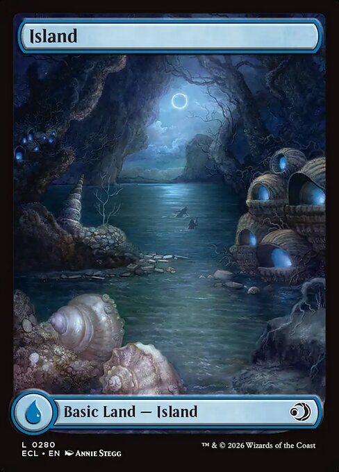 Island (0280) (Foil) - Lorwyn Eclipsed
