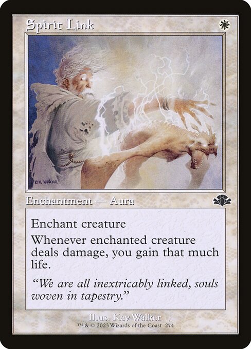Spirit Link (Retro Frame) (Foil) - Dominaria Remastered