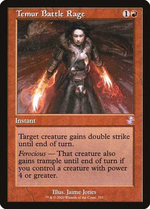 Temur Battle Rage - Time Spiral: Remastered