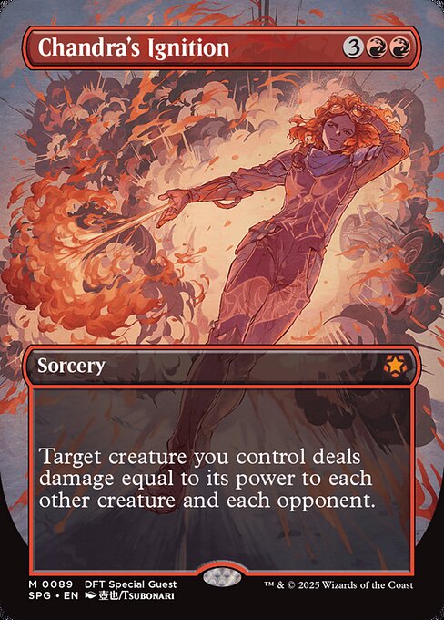 Chandra's Ignition (Borderless) - Special Guests