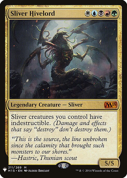 Sliver Hivelord - The List Reprints