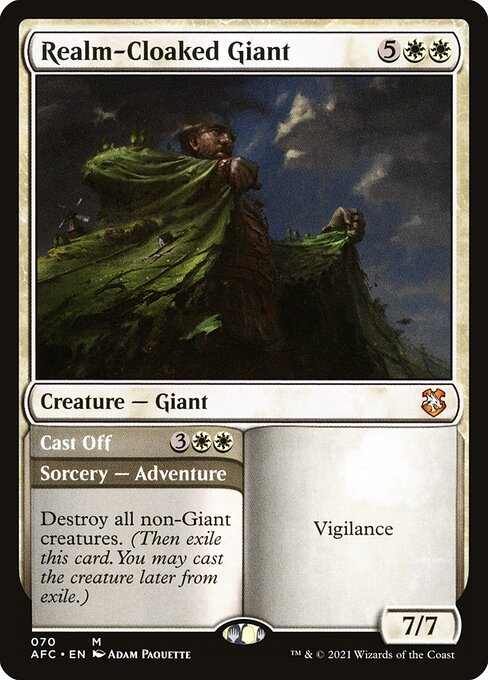 Realm-Cloaked Giant - Commander: Adventures in the Forgotten Realms