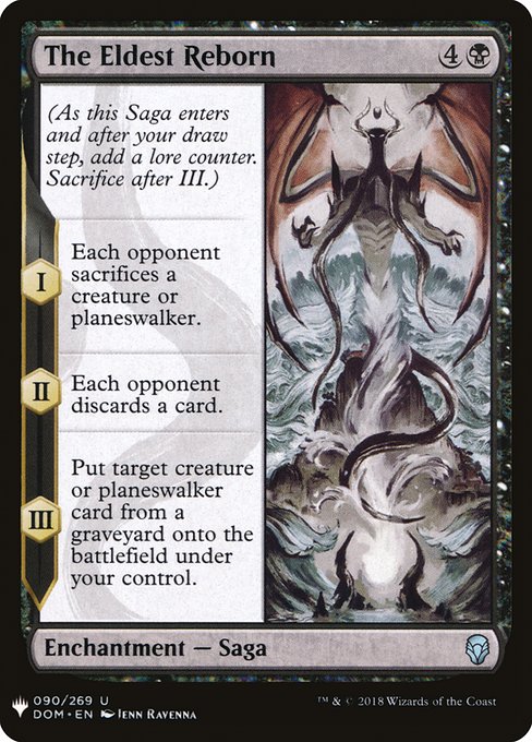 The Eldest Reborn - The List Reprints