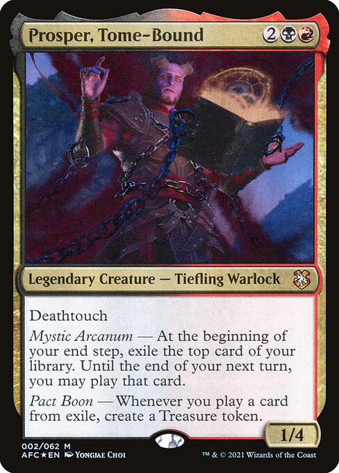 Prosper, Tome-Bound (Foil) - Commander: Adventures in the Forgotten Realms