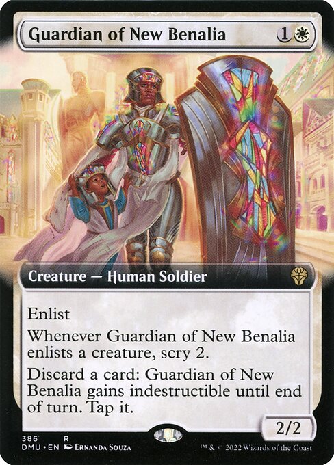 Guardian of New Benalia (Extended Art) - Dominaria United