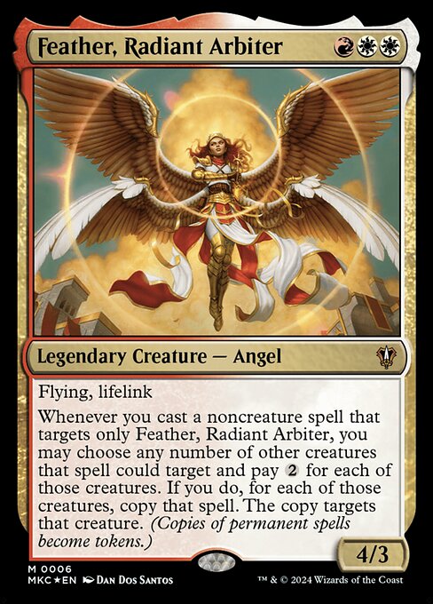 Feather, Radiant Arbiter (Foil) - Commander: Murders at Karlov Manor