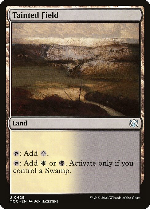 Tainted Field - Commander: March of the Machine