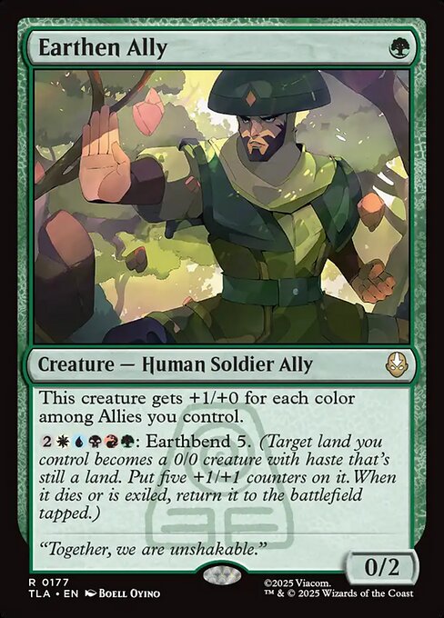 Earthen Ally (Foil) - Avatar: The Last Airbender