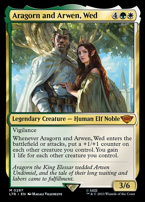 Aragorn and Arwen, Wed - Universes Beyond: The Lord of the Rings: Tales of Middle-earth