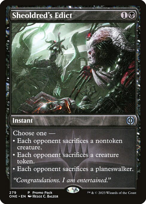 Sheoldred's Edict - Promo Pack: Phyrexia: All Will Be One