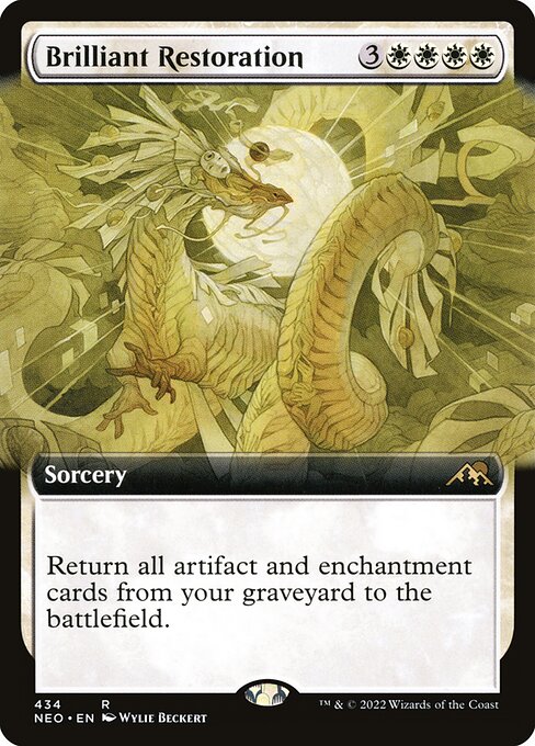 Brilliant Restoration (Extended Art) - Kamigawa: Neon Dynasty