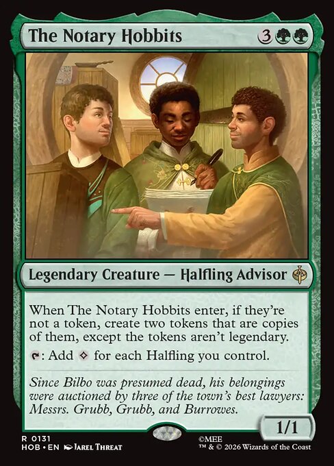 The Notary Hobbits (Foil) - The Hobbit