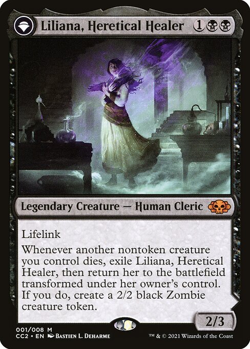 Liliana, Heretical Healer - Commander Collection: Black