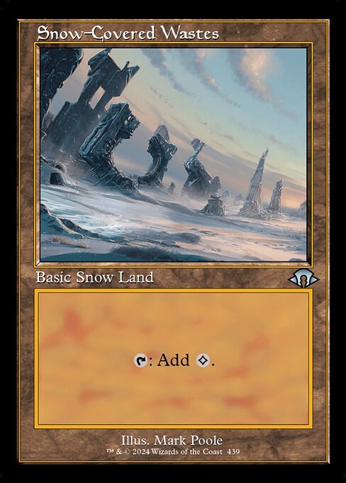 Snow-Covered Wastes (Retro Frame) - Modern Horizons 3