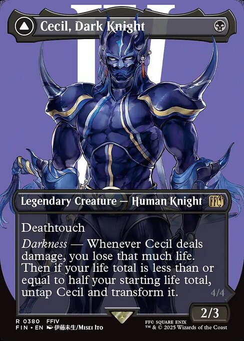 Cecil, Dark Knight (Borderless) - FINAL FANTASY