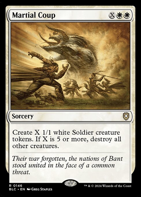 Martial Coup - Commander: Bloomburrow