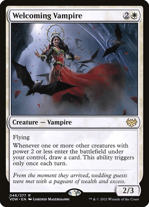 Welcoming Vampire (Foil) - Innistrad: Crimson Vow