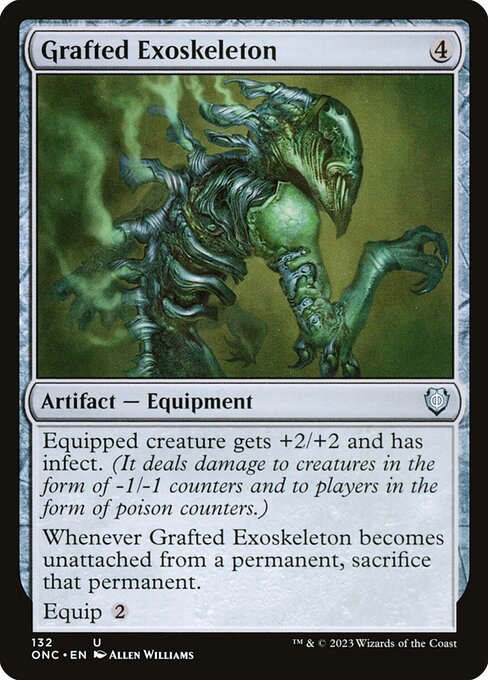 Grafted Exoskeleton - Commander: Phyrexia: All Will Be One