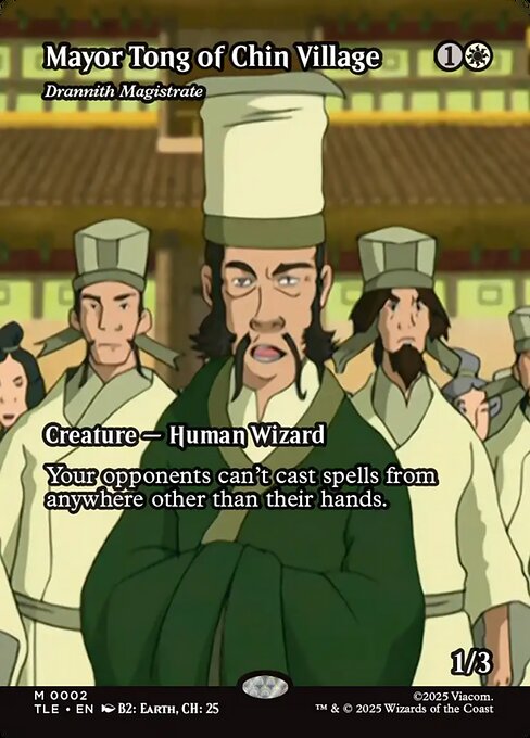 Mayor Tong of Chin Village - Drannith Magistrate (Borderless) - Avatar: The Last Airbender: Eternal-Legal