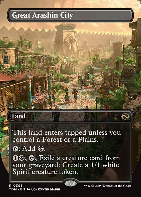 Great Arashin City (Borderless) - Tarkir: Dragonstorm