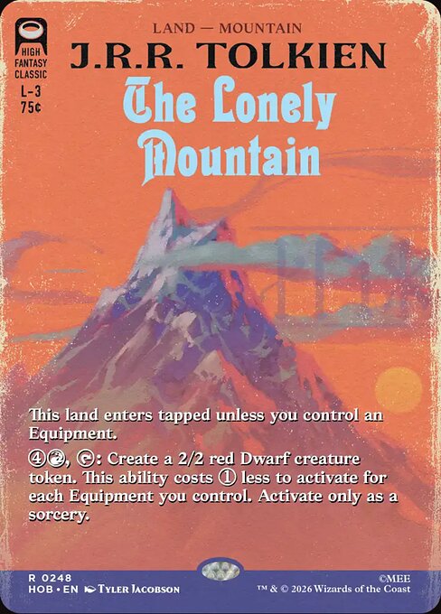 The Lonely Mountain (Borderless) - The Hobbit