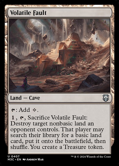 Volatile Fault (Foil) - Commander: Modern Horizons 3