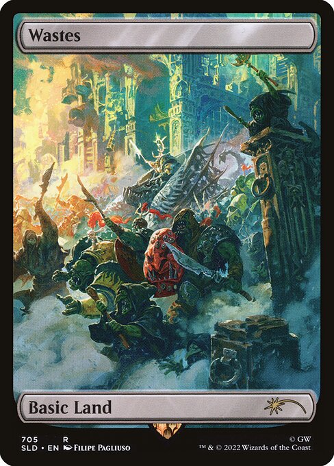 Wastes (705) - Full Art (Foil) - Secret Lair Drop Series
