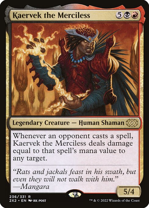 Kaervek the Merciless (Foil) - Double Masters 2022