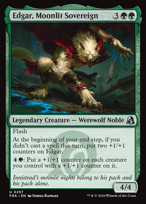 Edgar, Moonlit Sovereign (Foil) - Reality Fracture