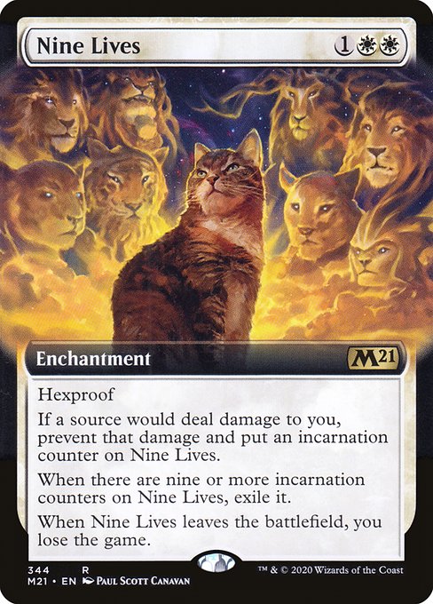 Nine Lives (Extended Art) - Core Set 2021