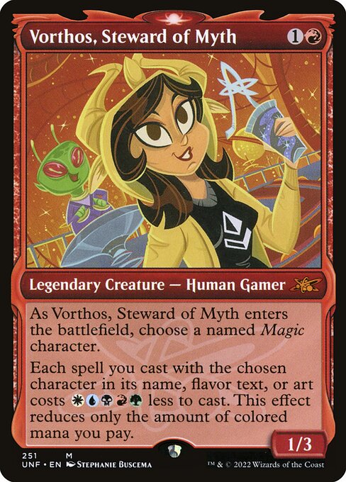 Vorthos, Steward of Myth (Showcase) (Foil) - Unfinity