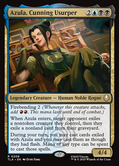 Azula, Cunning Usurper (Foil) - Avatar: The Last Airbender